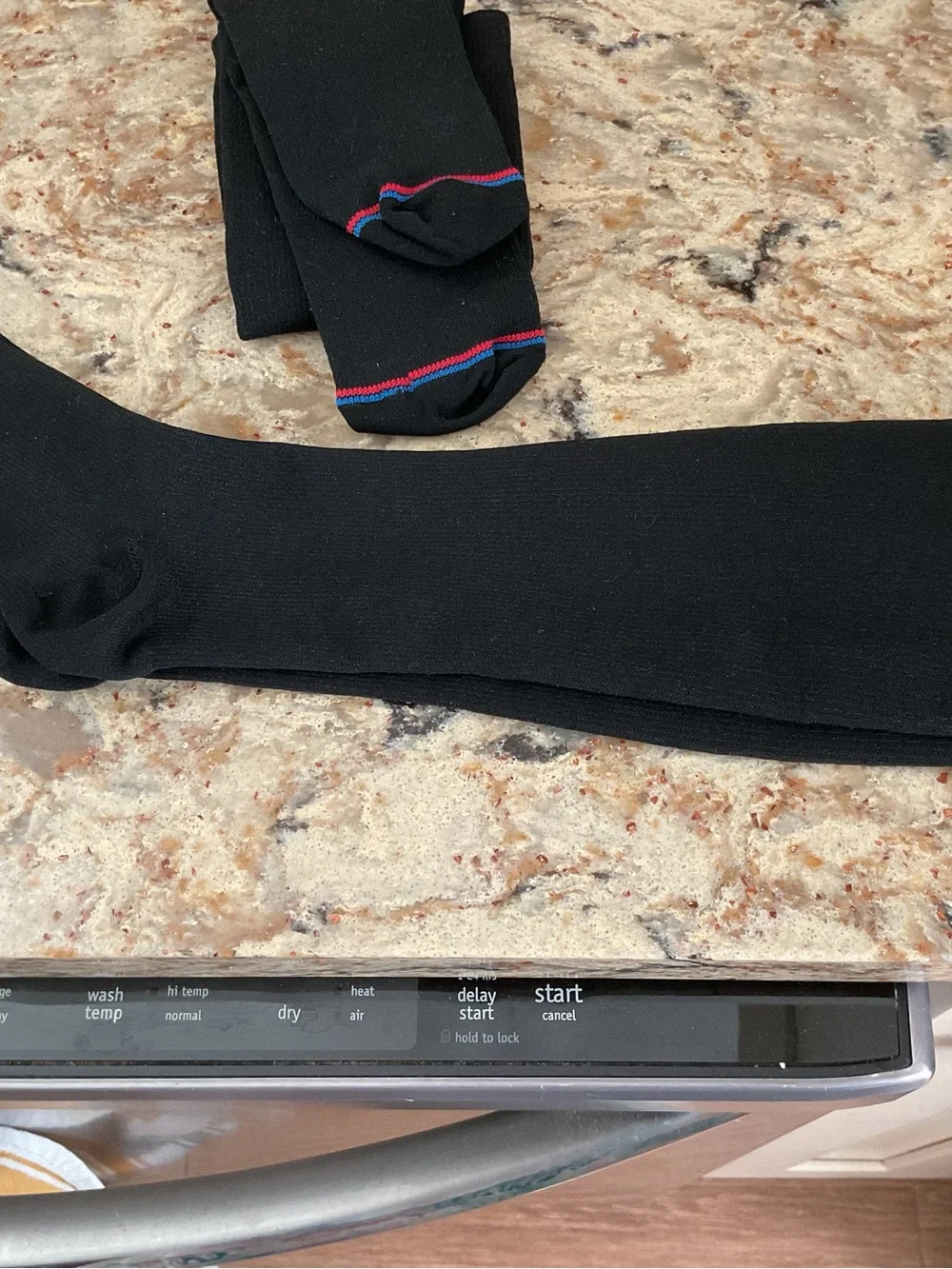 Medipads Black Supportive Compression Over-the-Calf Socks - 4 Pair